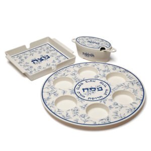 סט פסח BLUE ZION עשוי במבוק מבית כוס סוכר