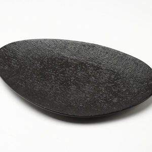 צלחת הגשה אובלית SimpelBlack פורצלן NewBornChina