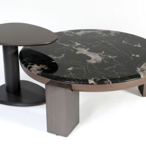 שולחן סלון + נשכן MARBLE GUINNESS