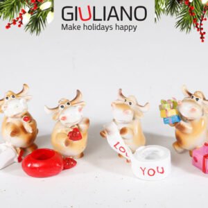 בובת פרה Giuliano (4 דוגמאות שונות)