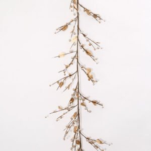 גירלנדת קישוט עלים Guliano זהב P 150cm