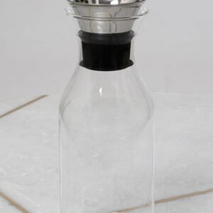 קנקן שתייה קרה + מכסה בגודל 1000ml ניקל