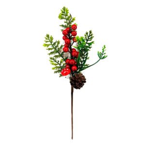 ענף לקישוט+אצטרובל Giuliano 60P 38cm