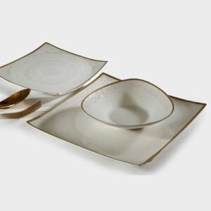 מערכת אוכל 18 חלק פורצלן NEW BONE CHINA