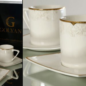 סט קפה פורצלן NEW BONE CHINA