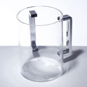 נטלת אקריליק 1000ml ידיות כסף