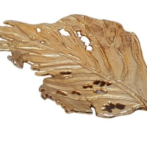 קערה עלה BrassGold