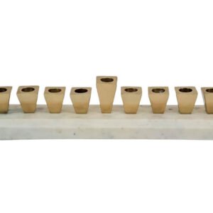חנוכיה MARBL BRASS GOLD