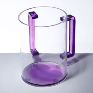 נטלת אקריליק 1000ml ידיות סגול