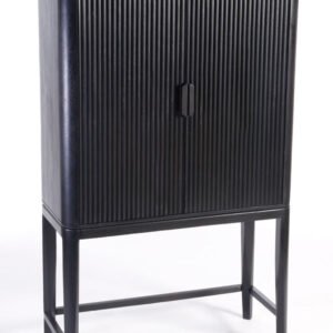 ויטרינה עץ מלא CASTEL BLACK