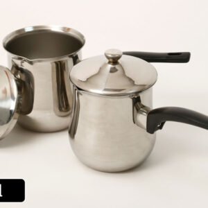 זוג קומקומי נירוסטה + מכסה 880ml
