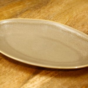 פלטה אובלית STONE WARE BROWN