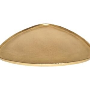 צלחת הגשה משולשת BRASS GOLD