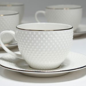 סט קפה פס זהב NEW BON CHINA