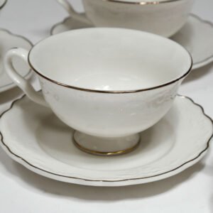 סט קפה פורצלן פס זהב NEW BON CHINA