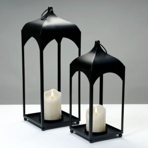 זוג עששיות לנרות ARMAND BLACK
