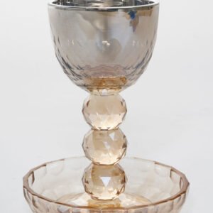 גביע קידוש קריסטל SILVER