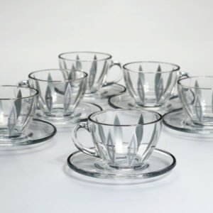 סט תה 12 חלקים crystaline anser titanium