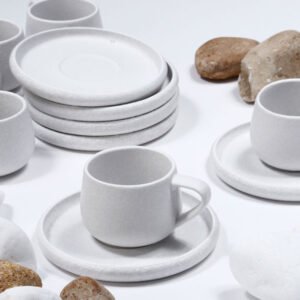 סט קפה STONE WARA WHITE