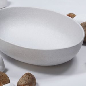 קערה אובלית STONE WARA WHITE