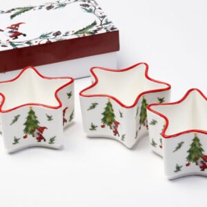 סט 3 קעריות כוכב ALBA NOEL GOLIANO