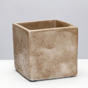בית עציץ קוביה TROPHY STONE