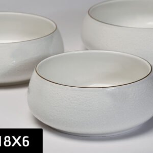 צלחת עמוקה SPECIAL WHITE/GOLD