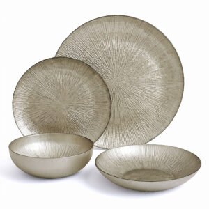 מערכת אוכל 24 צלחות MARTINEZ GOLD