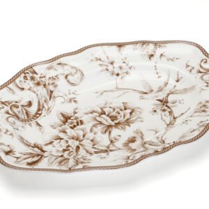 פלטה אובלית BONE CHINA LIMOGES