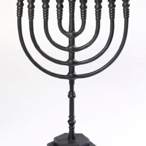 חנוכיה דגם מנורה BRASS שחור