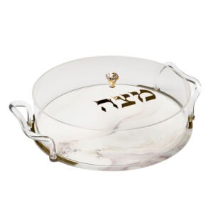 קופסה למצה עגולה אקריליק