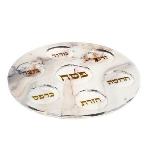 מגש פסח עגול אקריליק