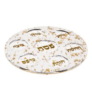 מגש פסח עגול אקריליק