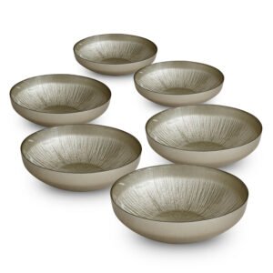 סט 6 מרקיות זכוכית MARTINEZ GOLD