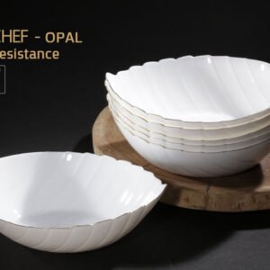 קערה OPAL עלה פס זהב 28 ס"מ
