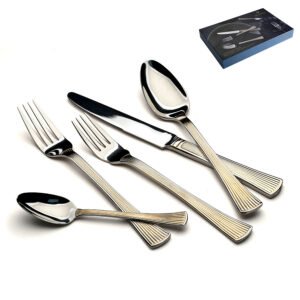 סט סכו"ם 30 חלקים + זהב NAPIES 18/10 inox304