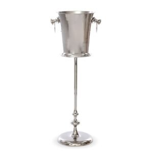 דלי שמפניה על מעמד ריצפתי BRASS NICKEL