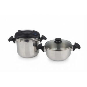 סט סירי לחץ 4 חלקים+מכסה משולב 5 ליטר+7 ליטר Dream Chef